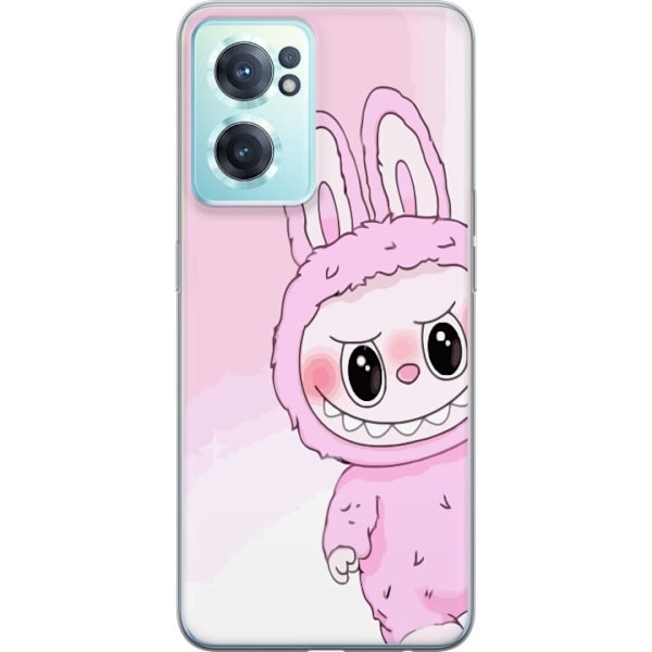 OnePlus Nord CE 2 5G Gjennomsiktig deksel Labubu Bunny-serien