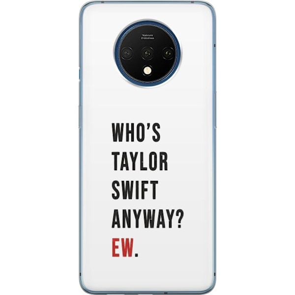 OnePlus 7T Gennemsigtig cover Taylor Swift