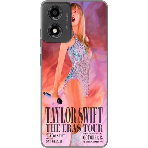 Motorola Moto E14 Genomskinligt Skal Taylor Swift