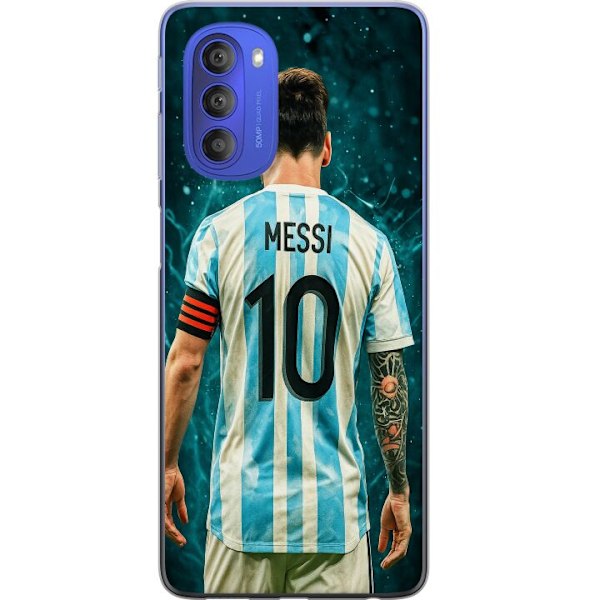 Motorola Moto G51 5G Gennemsigtig cover Messi