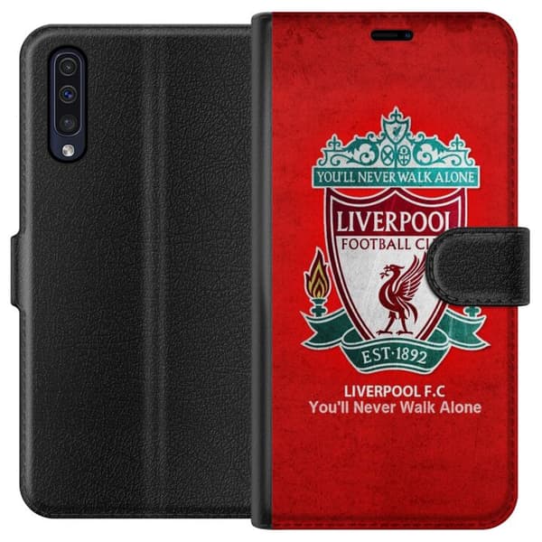 Kompatibelt Plånboksfodral till Samsung Galaxy A50 Liverpool