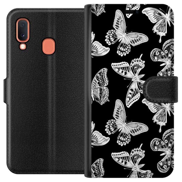 Kompatibelt Lommeboketui til Samsung Galaxy A20e Møll