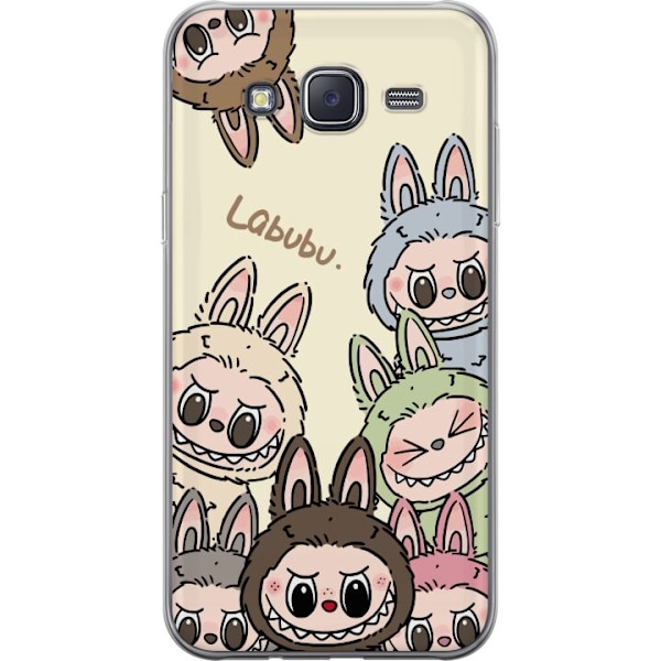 Samsung Galaxy J5 Läpinäkyvä kuori Labubu Pastel Collection