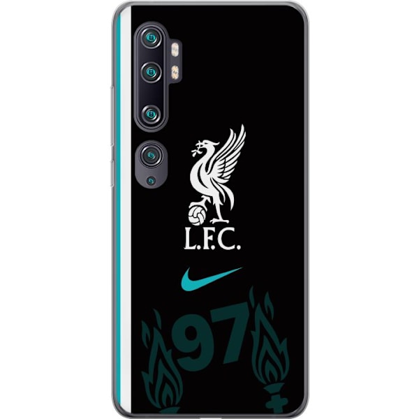 Xiaomi Mi Note 10 Läpinäkyvä kuori Liverpool FC