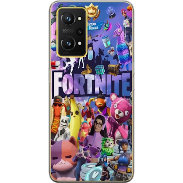 Realme GT Neo 3T Läpinäkyvä kuori Fortnite Skins Emotes Bat