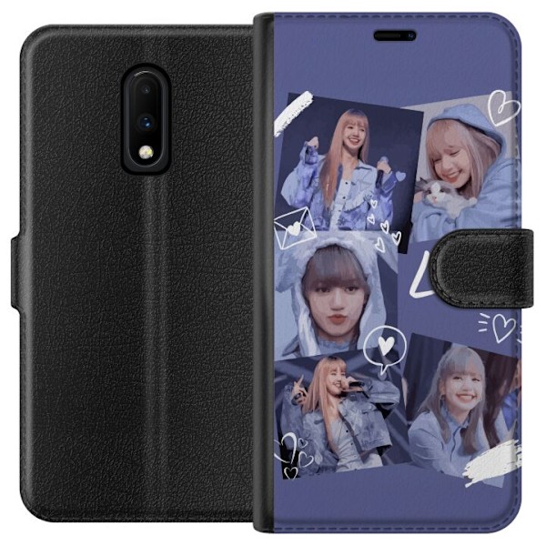 OnePlus 7 Tegnebogsetui Lisa Blackpink – Aesthetic K-pop Que