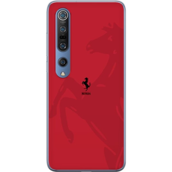 Xiaomi Mi 10 Pro 5G Gennemsigtig cover Ferrari