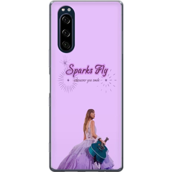 Sony Xperia 5 Gennemsigtig cover Taylor Swift - Sparks Fly