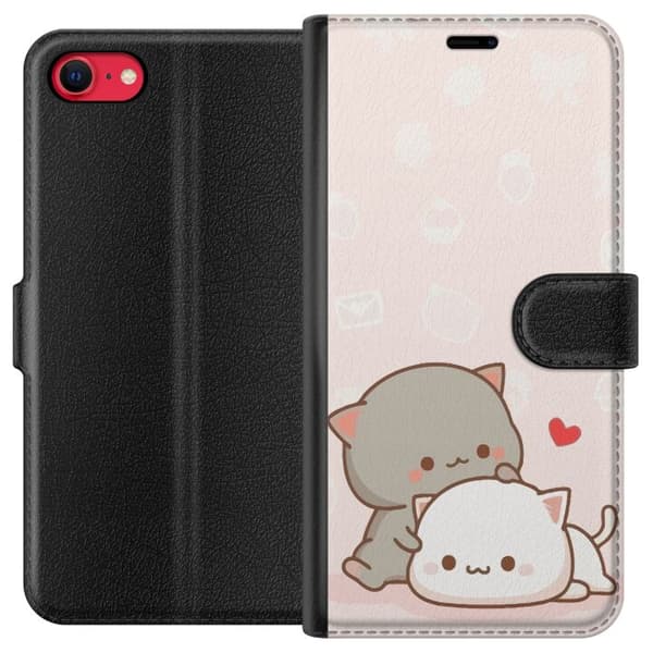Kompatibel Tegnebogsetui til Apple iPhone SE (2020) Kawaii