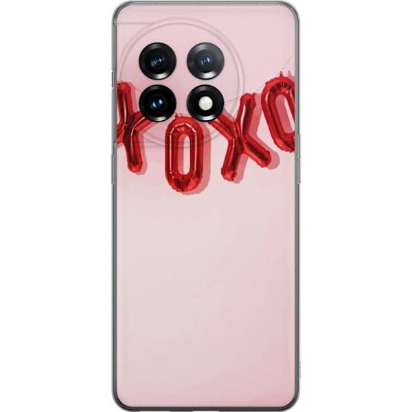 OnePlus 11R Gennemsigtig cover Valentinsdag XOXO