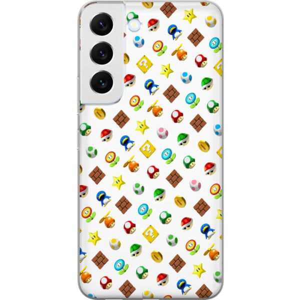 Samsung Galaxy S22 5G Läpinäkyvä kuori Super Mario Bros