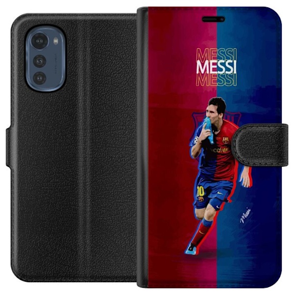 Motorola Moto E32s Lommeboketui Messi