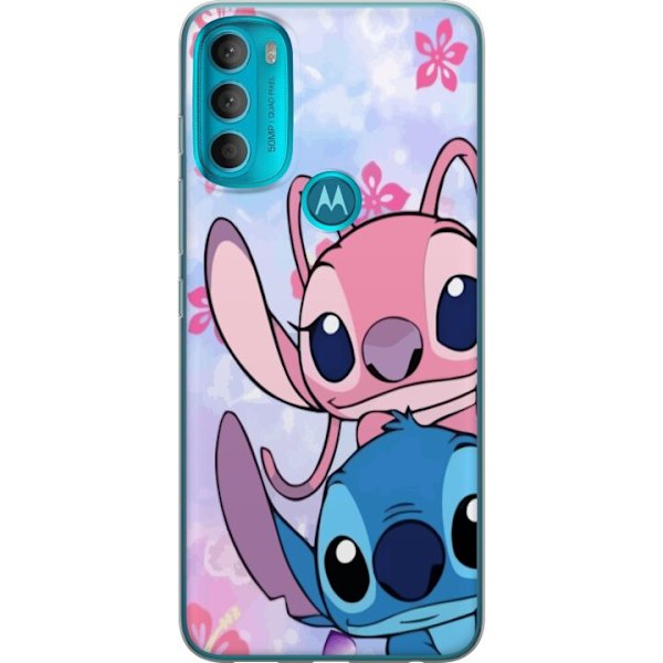 Motorola Moto G71 5G Gennemsigtig cover Stitch & Angel