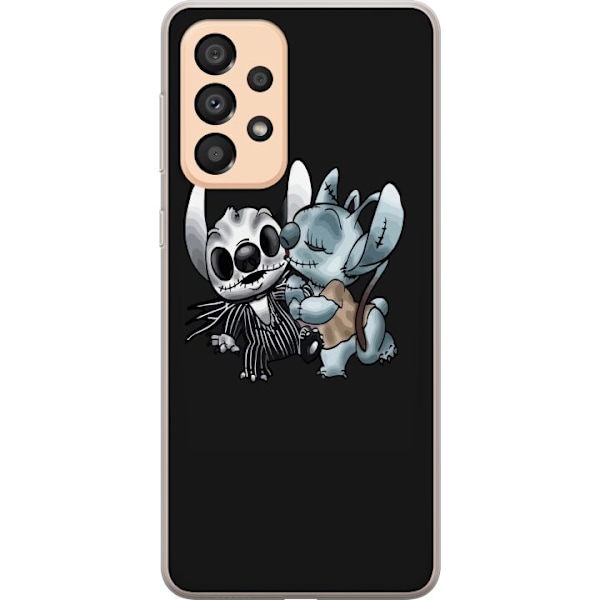 Samsung Galaxy A33 5G Gennemsigtig cover Halloween lilo & stit