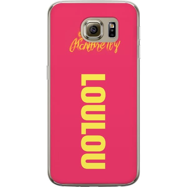 Kompatibelt Mobildeksel til Samsung Galaxy S6 LOL LOL text rosa
