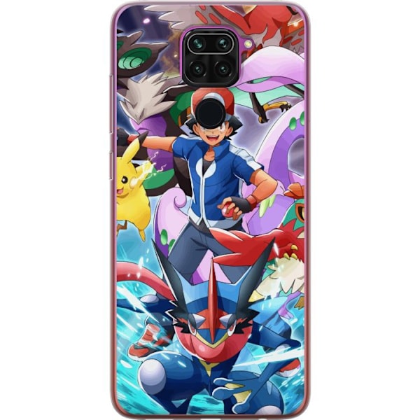 Xiaomi Redmi Note 9 Läpinäkyvä kuori Pokemon