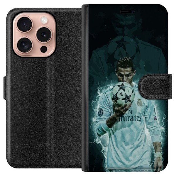 Apple iPhone 16 Pro Tegnebogsetui Ronaldo