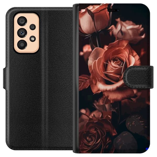 Kompatibelt Lommeboketui til Samsung Galaxy A53 5G Blomster