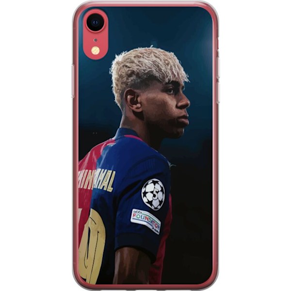 Apple iPhone XR Läpinäkyvä kuori Lamine Yamal - Barcelonan