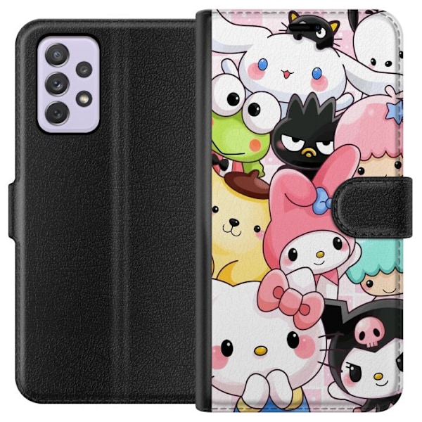 Samsung Galaxy A52s 5G Lompakkokotelo Kawaii Sanrio Crew