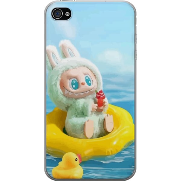 Apple iPhone 4s Genomskinligt Skal Labubu Stripe Attack – R