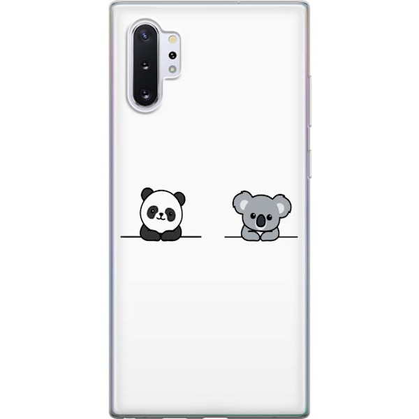 Samsung Galaxy Note10+ Läpinäkyvä kuori Panda Koala