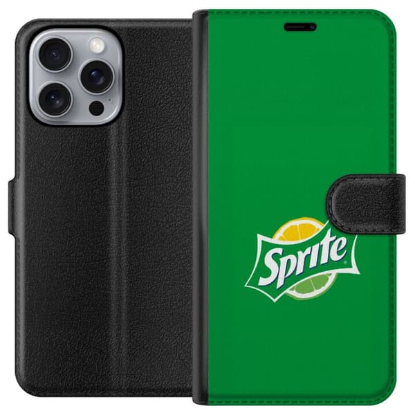 Kompatibel Tegnebogsetui til Apple iPhone 16 Pro Max Minimalistisk citrusdrik-inspireret design grøn