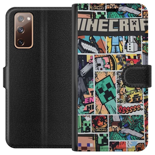 Samsung Galaxy S20 FE Plånboksfodral Minecraft Art