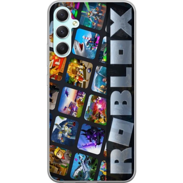 Samsung Galaxy A34 Läpinäkyvä kuori Roblox