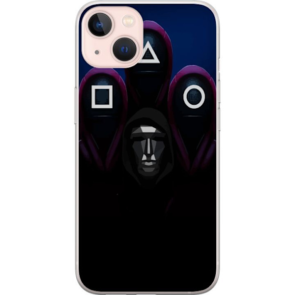 Apple iPhone 13 Läpinäkyvä kuori Squid Game Kausi 3 Uudet Ikoni Suosittu Sarja TV Motiivi Aasialainen Draama Trendikäs Graafinen Suunnittelu