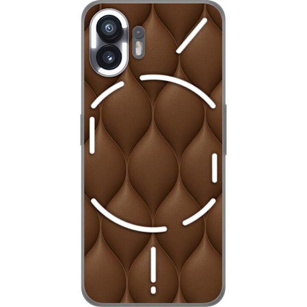 Nothing Phone (2) Läpinäkyvä kuori Kaakaoskaalat