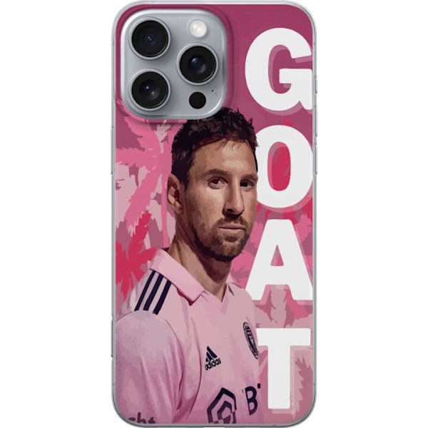 Apple iPhone 16 Pro Max Gennemsigtig cover Lionel Messi