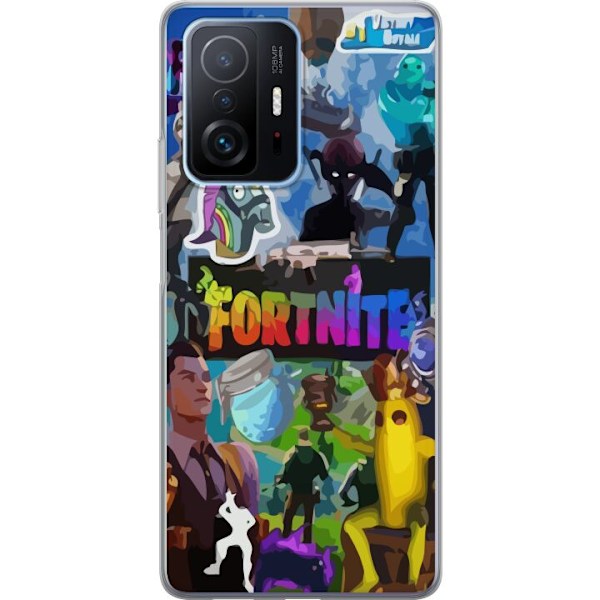 Xiaomi 11T Pro Gjennomsiktig deksel Fortnite