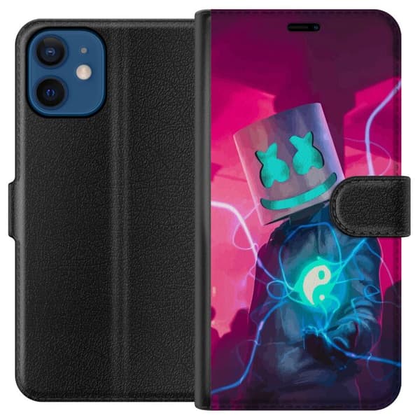 Kompatibelt Plånboksfodral till Apple iPhone 12 Marshmello Fortnite