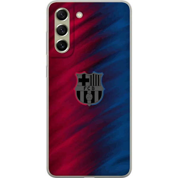 Samsung Galaxy S21 FE 5G Läpinäkyvä kuori FC Barcelona