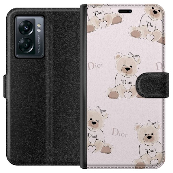OnePlus Nord N300 Lompakkokotelo Teddy Dior Vibes - ylellinen