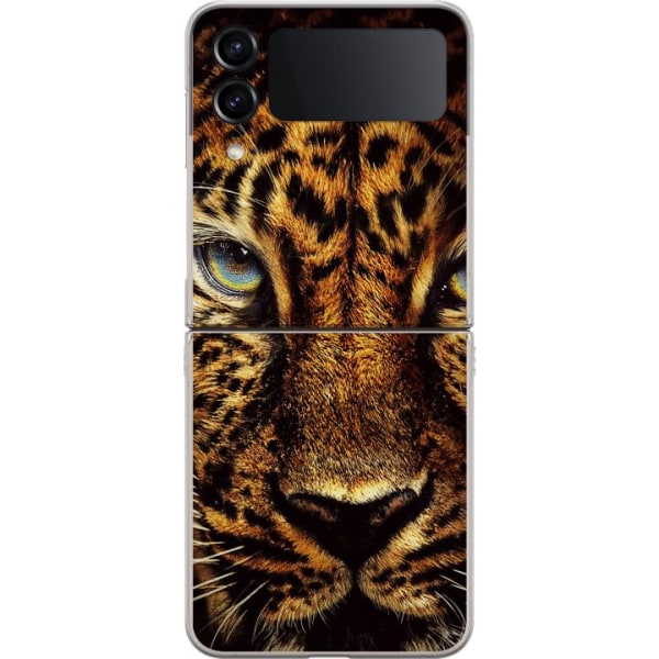 Samsung Galaxy Z Flip4 Premium deksel leopard