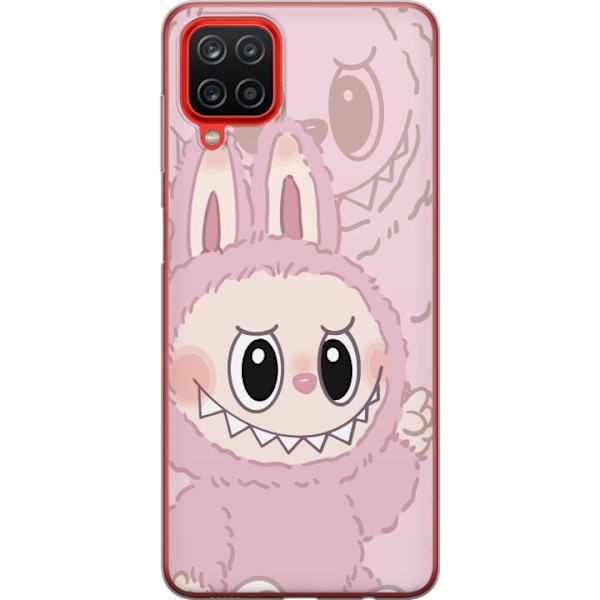 Samsung Galaxy A12 Gennemsigtig cover Labubu Floral Freak