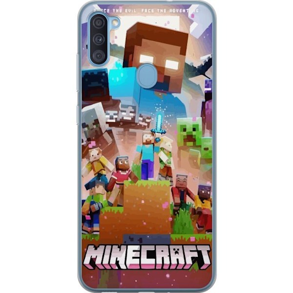 Samsung Galaxy A11 Genomskinligt Skal Minecraft