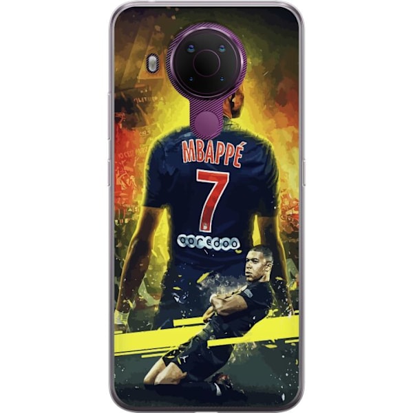 Nokia 5.4 Läpinäkyvä kuori Kylian Mbappé