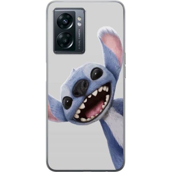 OnePlus Nord N300 Genomskinligt Skal Stitch i Fart – Kawaii Design för Fans & Barn