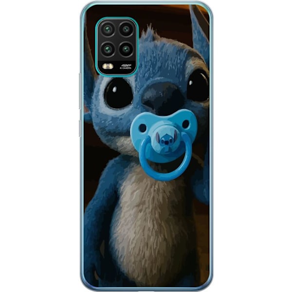 Xiaomi Mi 10 Lite 5G Läpinäkyvä kuori Stitch & Napp - vauvateema söpöllä hahmolla