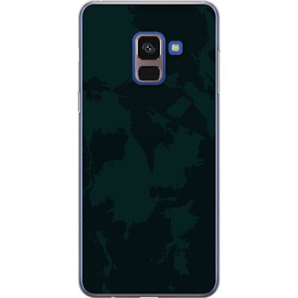 Samsung Galaxy A8 (2018) Genomskinligt Skal Grönt.