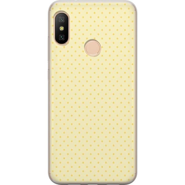 Kompatibelt Mobildeksel til Xiaomi Redmi 6 Pro Gule solflekker gul