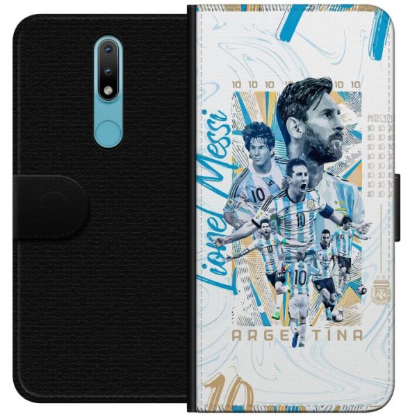 Nokia 2.4 Plånboksfodral Lionel Messi