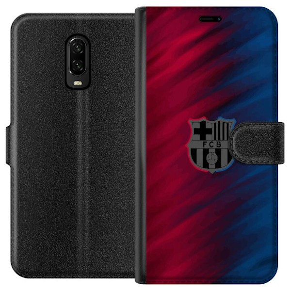 OnePlus 6T Tegnebogsetui FC Barcelona