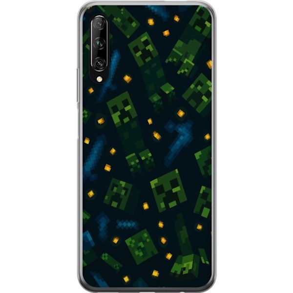 Huawei P smart Pro 2019 Genomskinligt Skal Minecraft Dungeons Mob