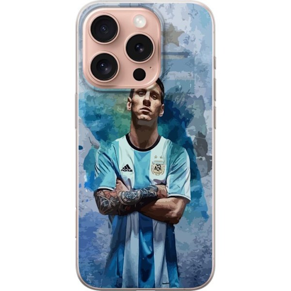 Apple iPhone 16 Pro Läpinäkyvä kuori Lionel Andrés Messi