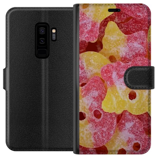 Kompatibelt Lommeboketui til Samsung Galaxy S9+ BUBS Raspberry | Blueberry