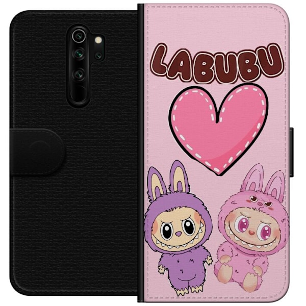 Xiaomi Redmi Note 8 Pro  Lompakkokotelo Labubu Pink Monster